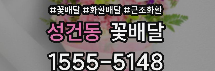 성건동 꽃배달