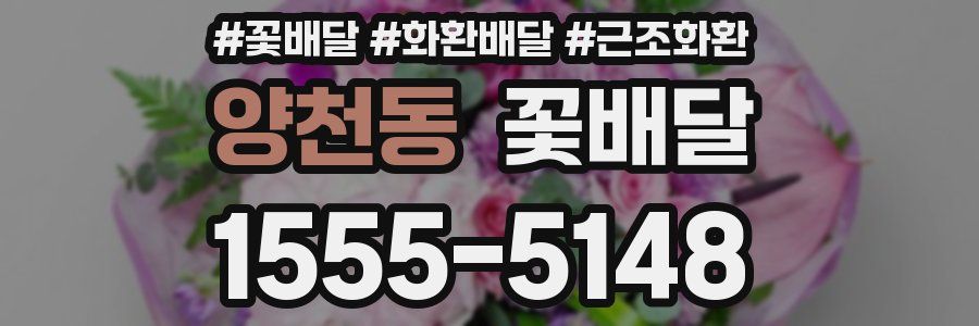 양천동 꽃배달