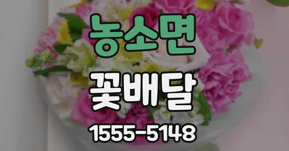농소면 꽃배달