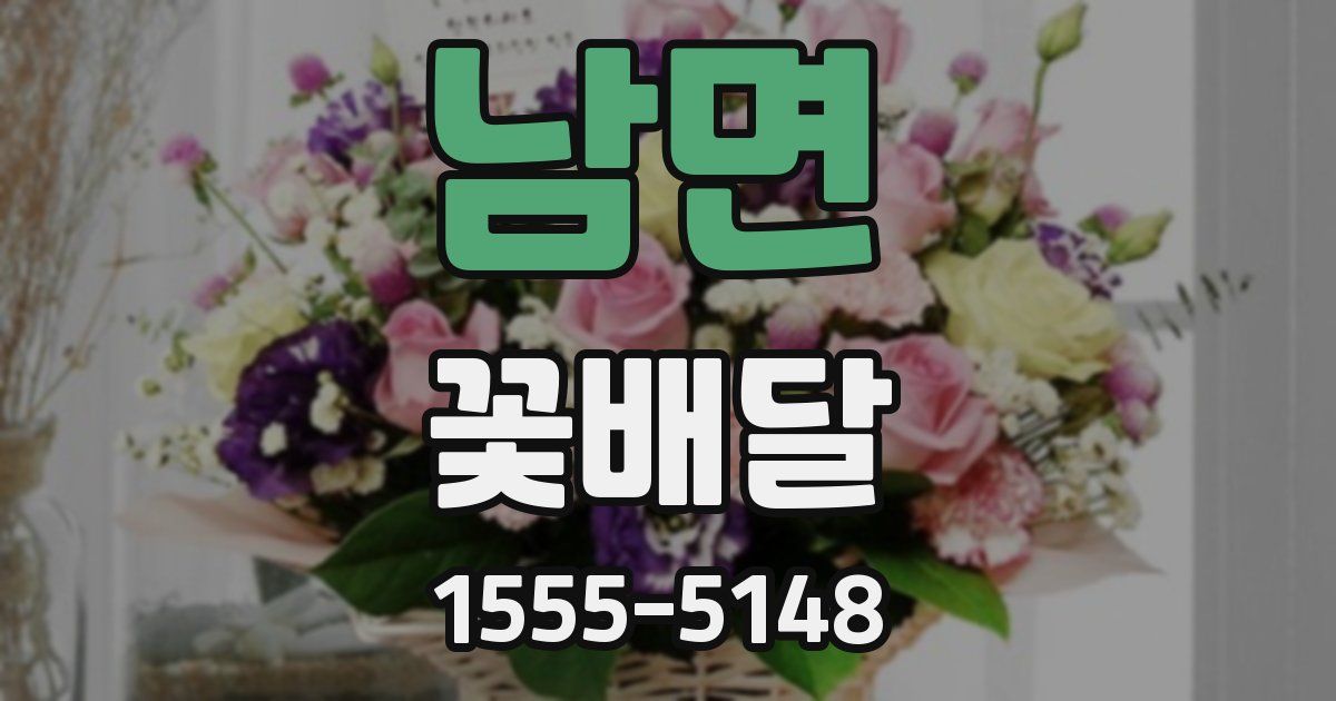 남면 꽃배달