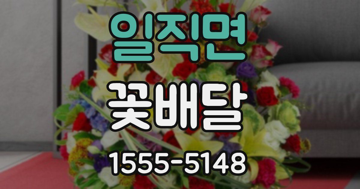 일직면 꽃배달