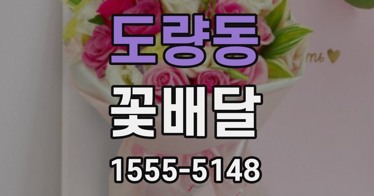 도량동 꽃배달