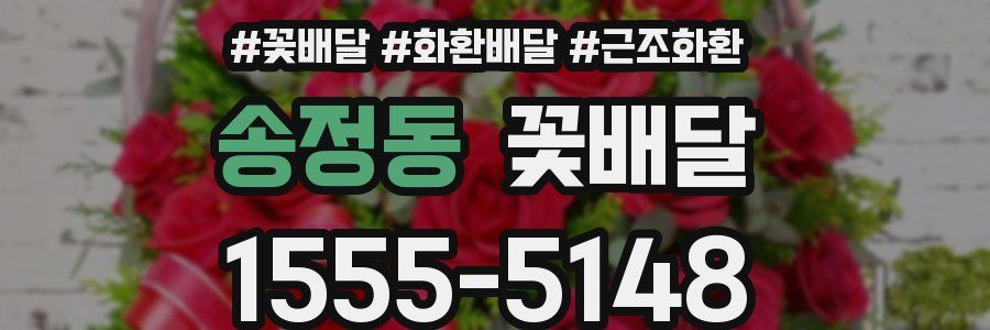 송정동 꽃배달