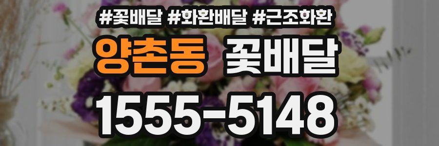 양촌동 꽃배달