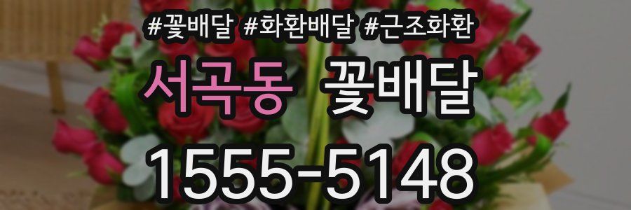 서곡동 꽃배달