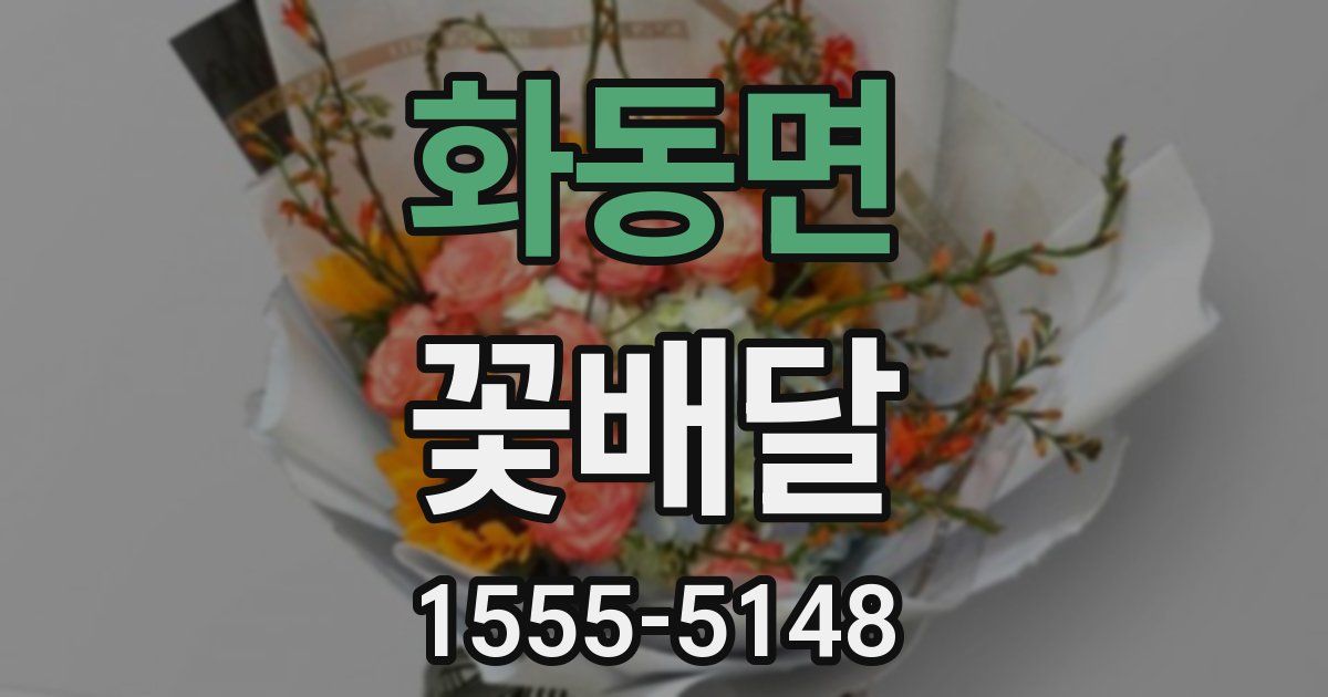 화동면 꽃배달