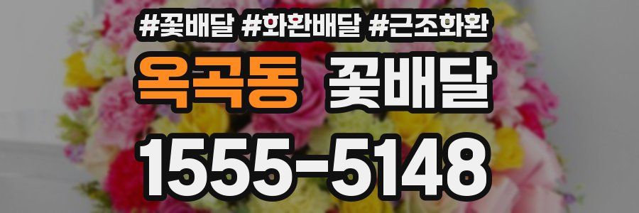 옥곡동 꽃배달