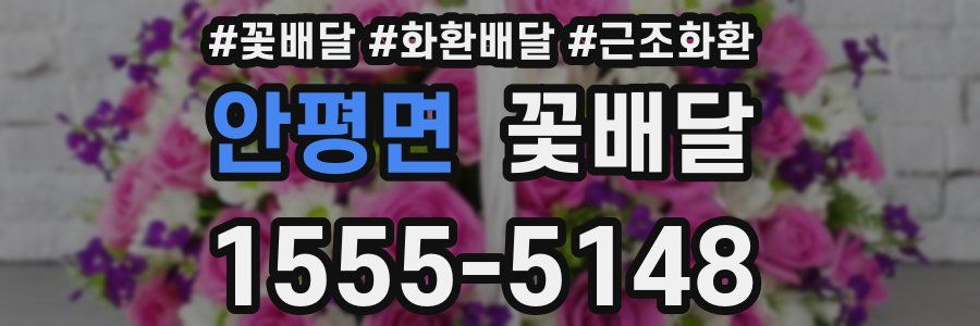 안평면 꽃배달