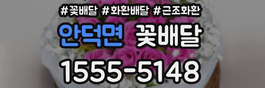 안덕면 꽃배달