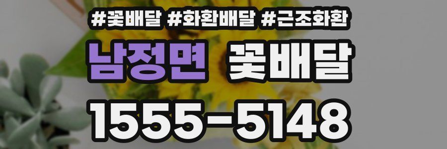 남정면 꽃배달