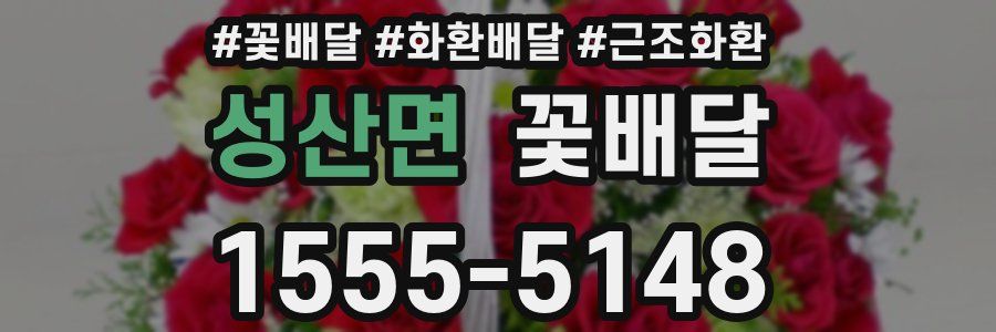 성산면 꽃배달