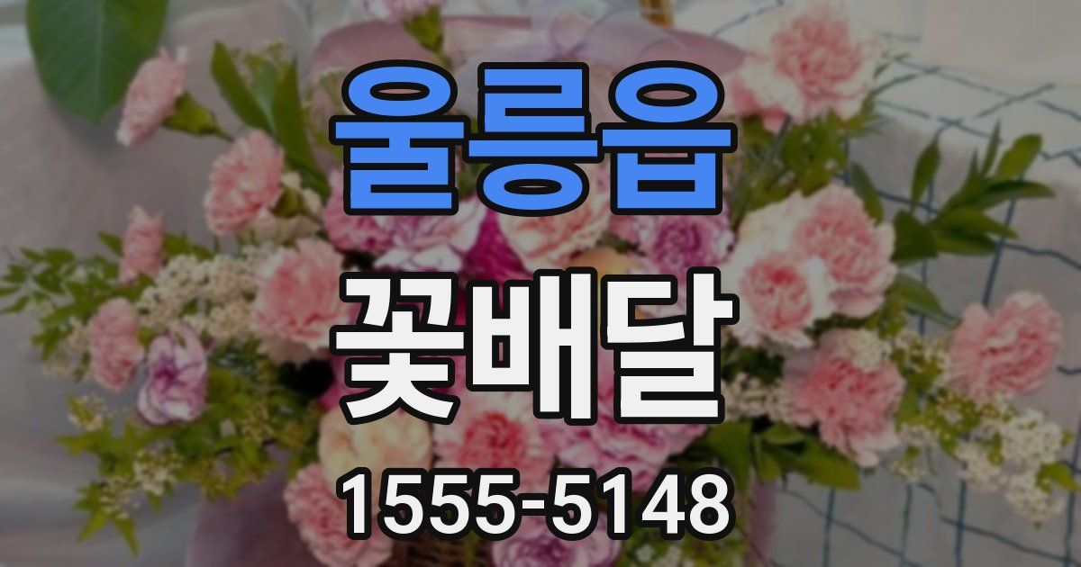 울릉읍 꽃배달