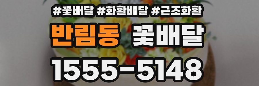 반림동 꽃배달