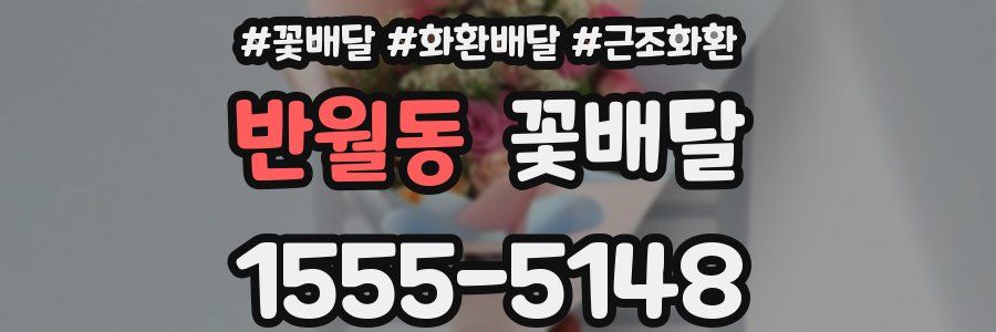 반월동 꽃배달