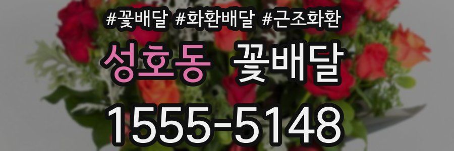 성호동 꽃배달