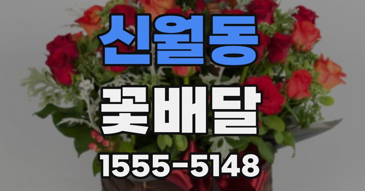 신월동 꽃배달