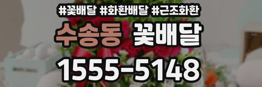 수송동 꽃배달