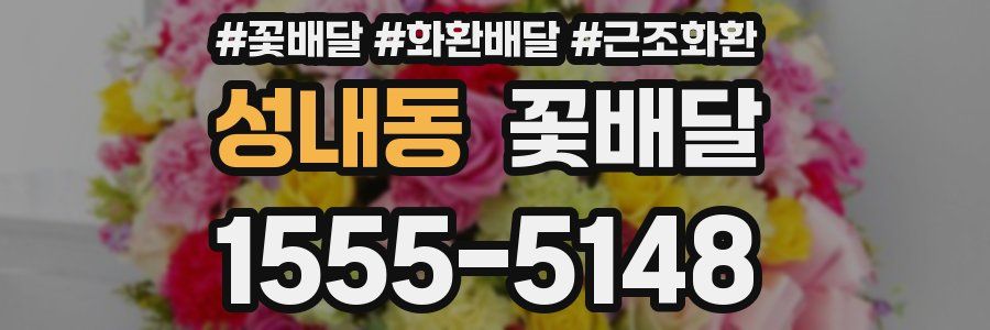 성내동 꽃배달