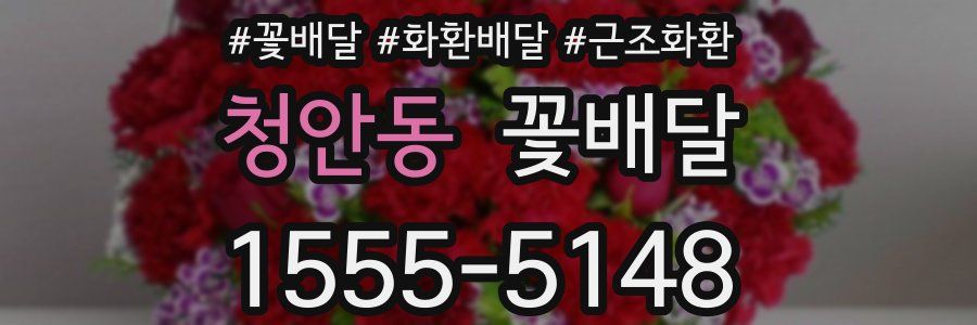 청안동 꽃배달