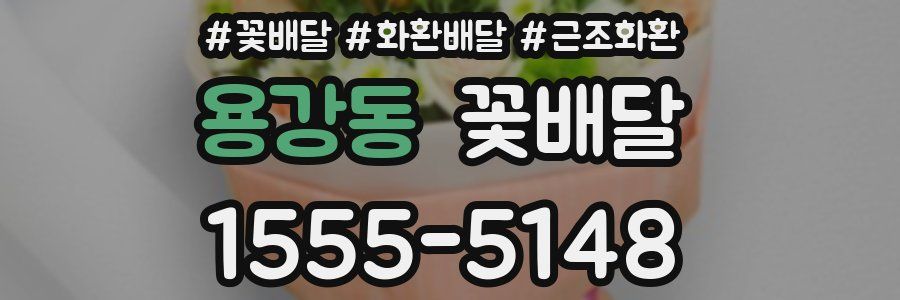 용강동 꽃배달