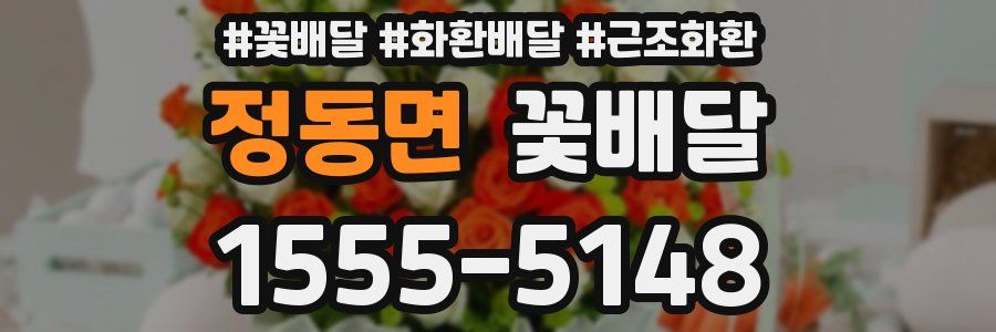 정동면 꽃배달