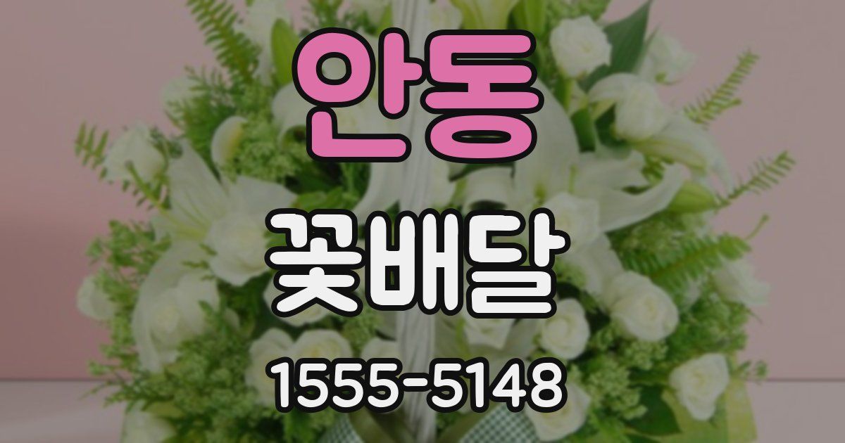 안동 꽃배달