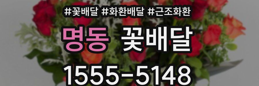 명동 꽃배달