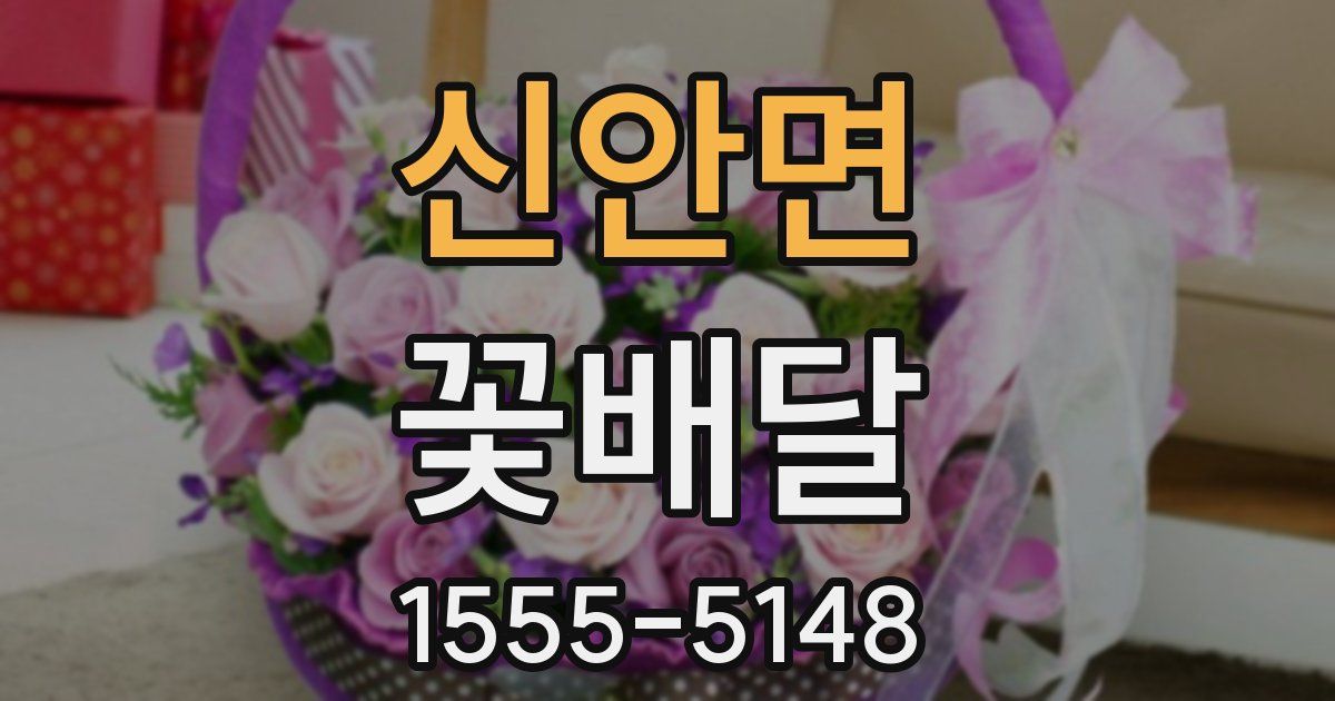 신안면 꽃배달