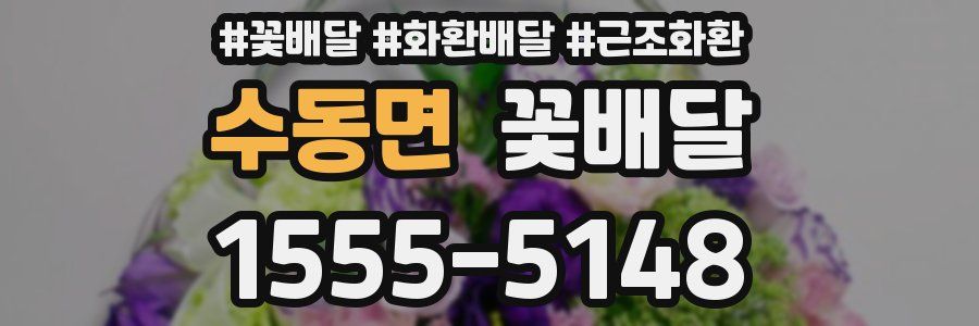수동면 꽃배달