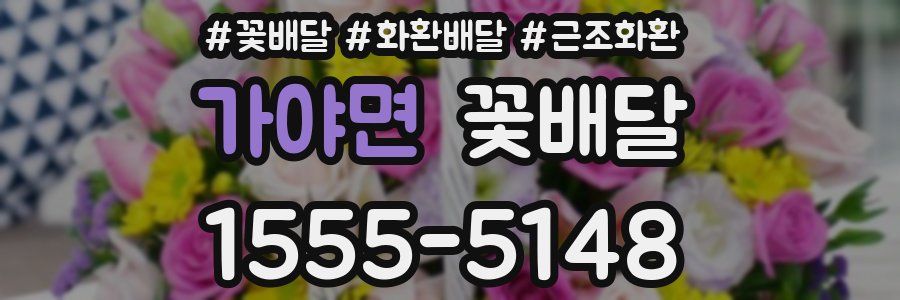 가야면 꽃배달