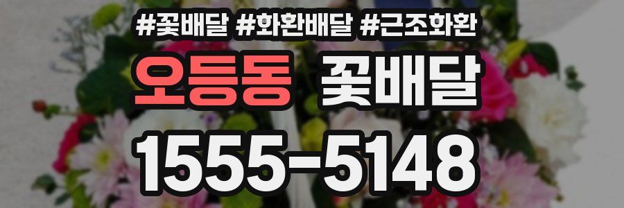 오등동 꽃배달