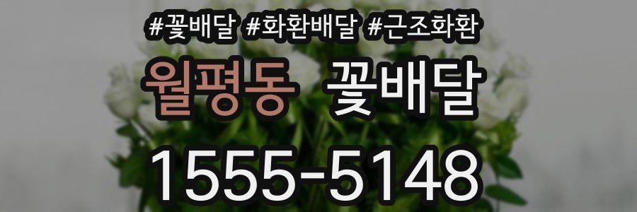 월평동 꽃배달