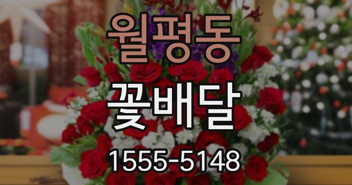 월평동 꽃배달