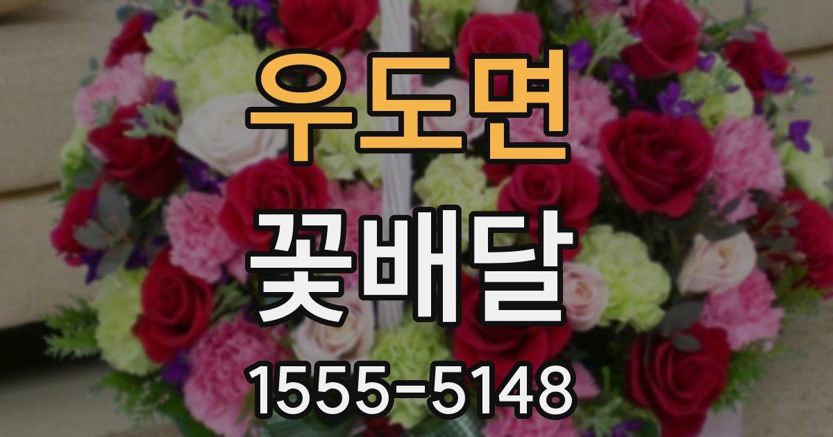 우도면 꽃배달