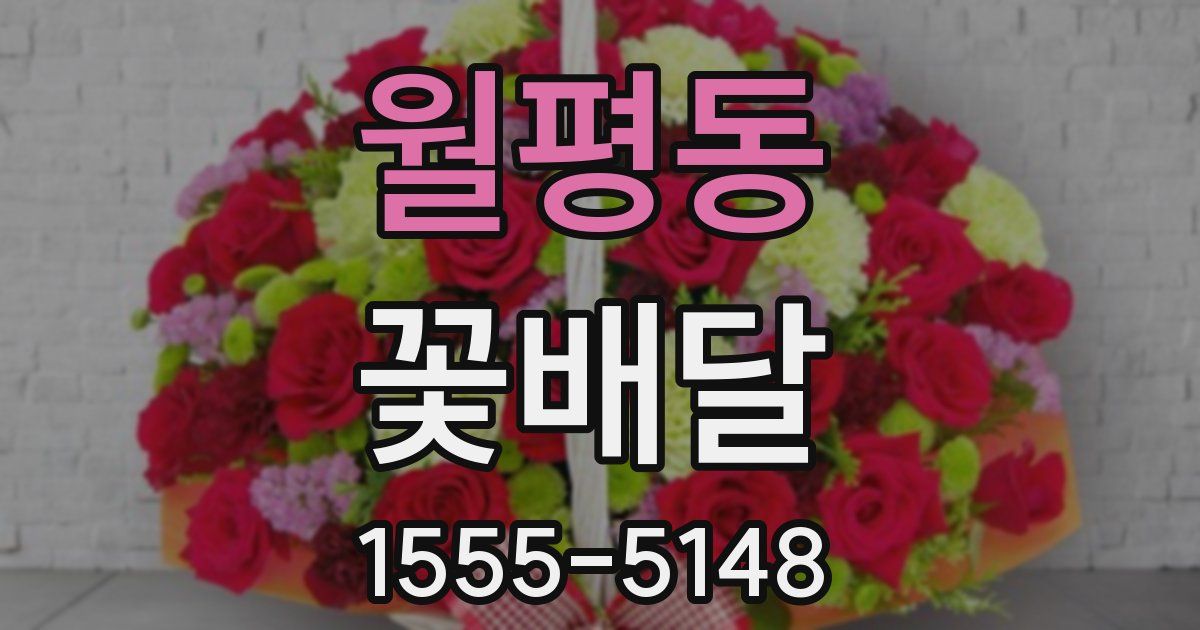 월평동 꽃배달