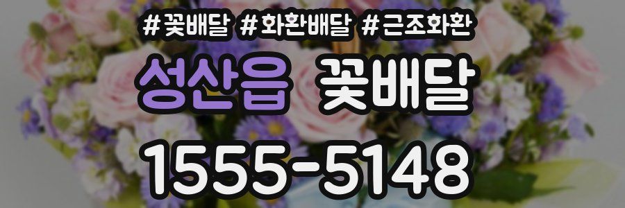 성산읍 꽃배달