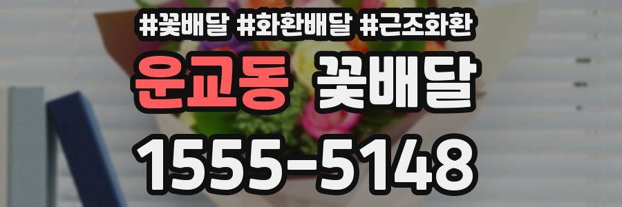운교동 꽃배달