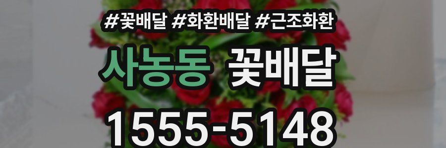 사농동 꽃배달