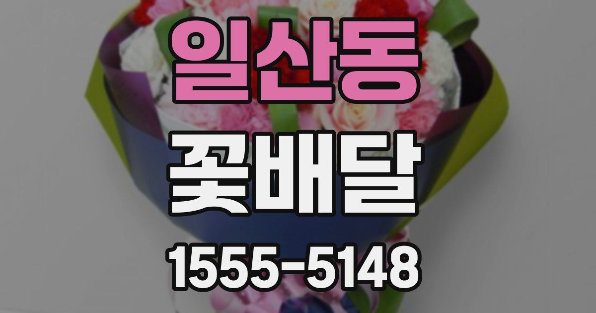 일산동 꽃배달