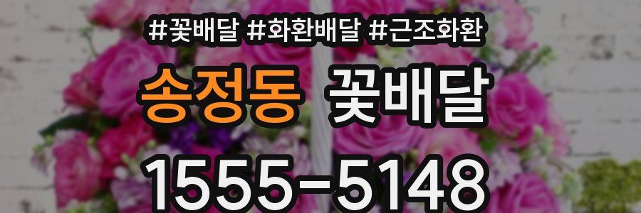 송정동 꽃배달