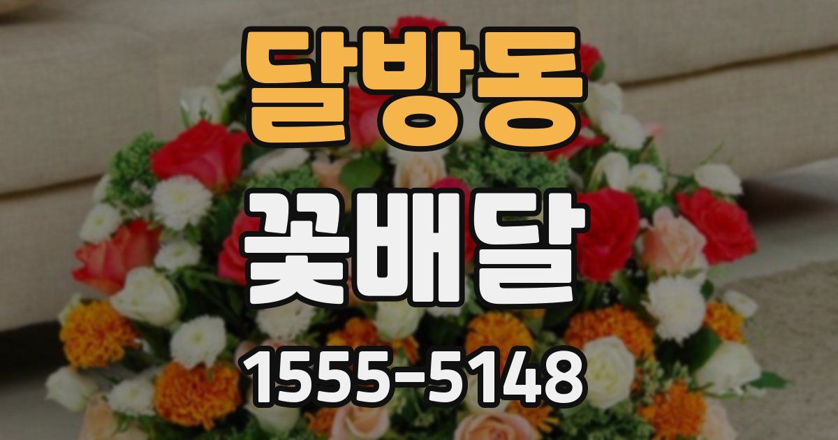 달방동 꽃배달