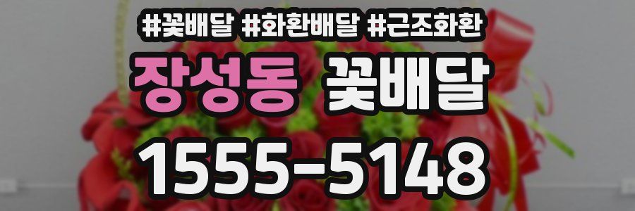 장성동 꽃배달