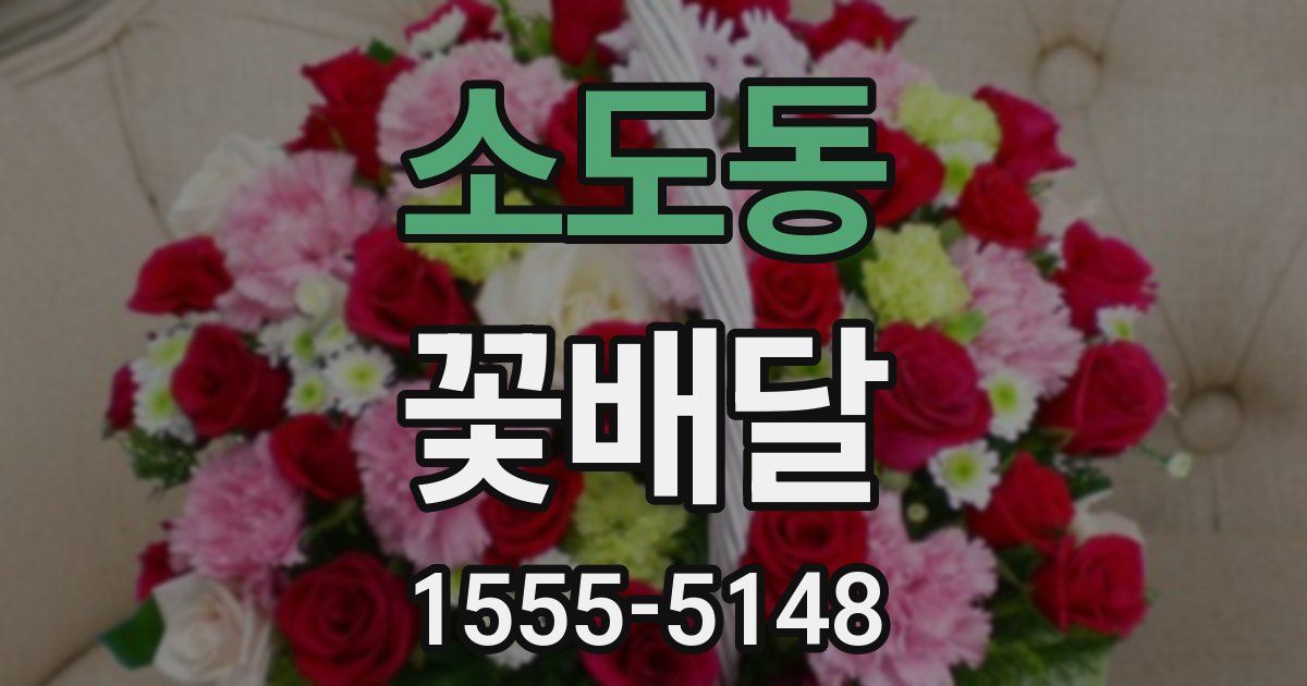 소도동 꽃배달