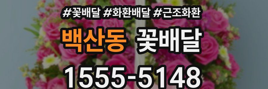 백산동 꽃배달