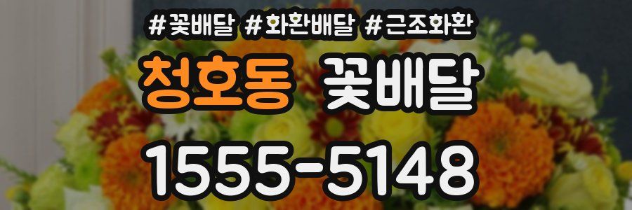 청호동 꽃배달