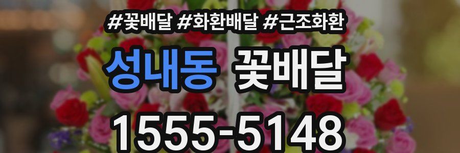 성내동 꽃배달