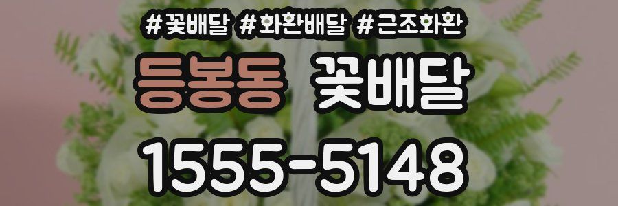 등봉동 꽃배달