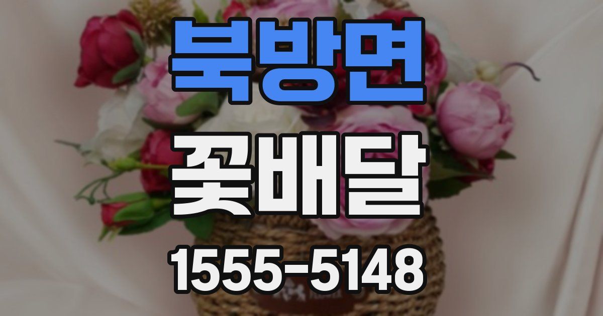 북방면 꽃배달