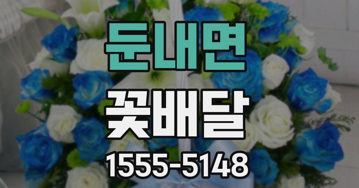 둔내면 꽃배달