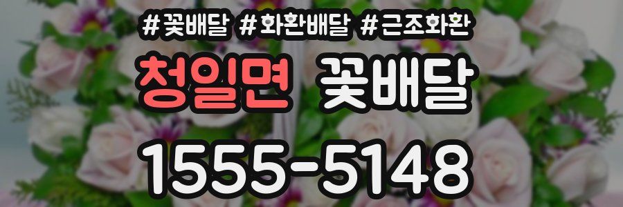 청일면 꽃배달